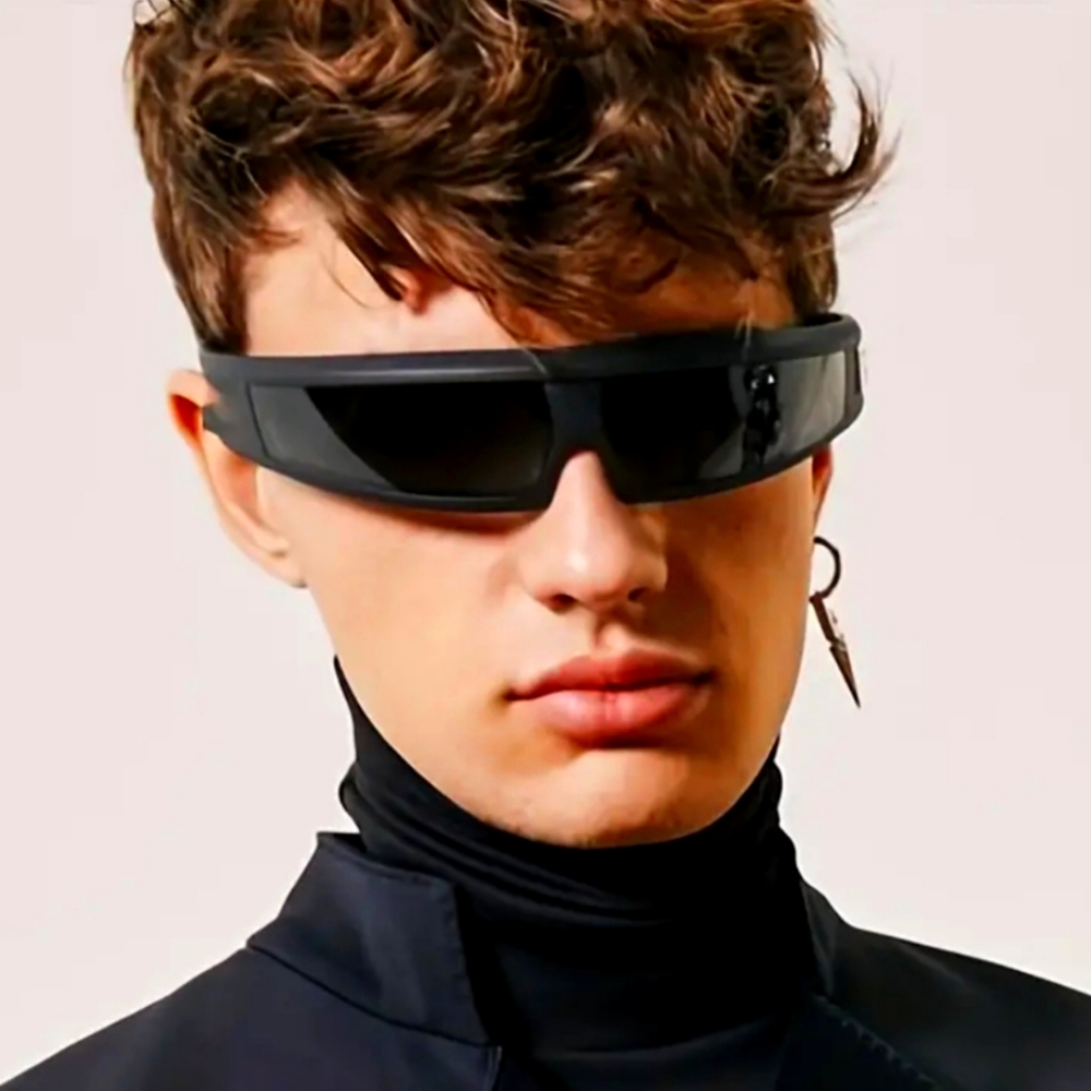 FUTURISTIC SLICK UNISEX POLORIZED CYCLING / SPORT SUNGLASSES